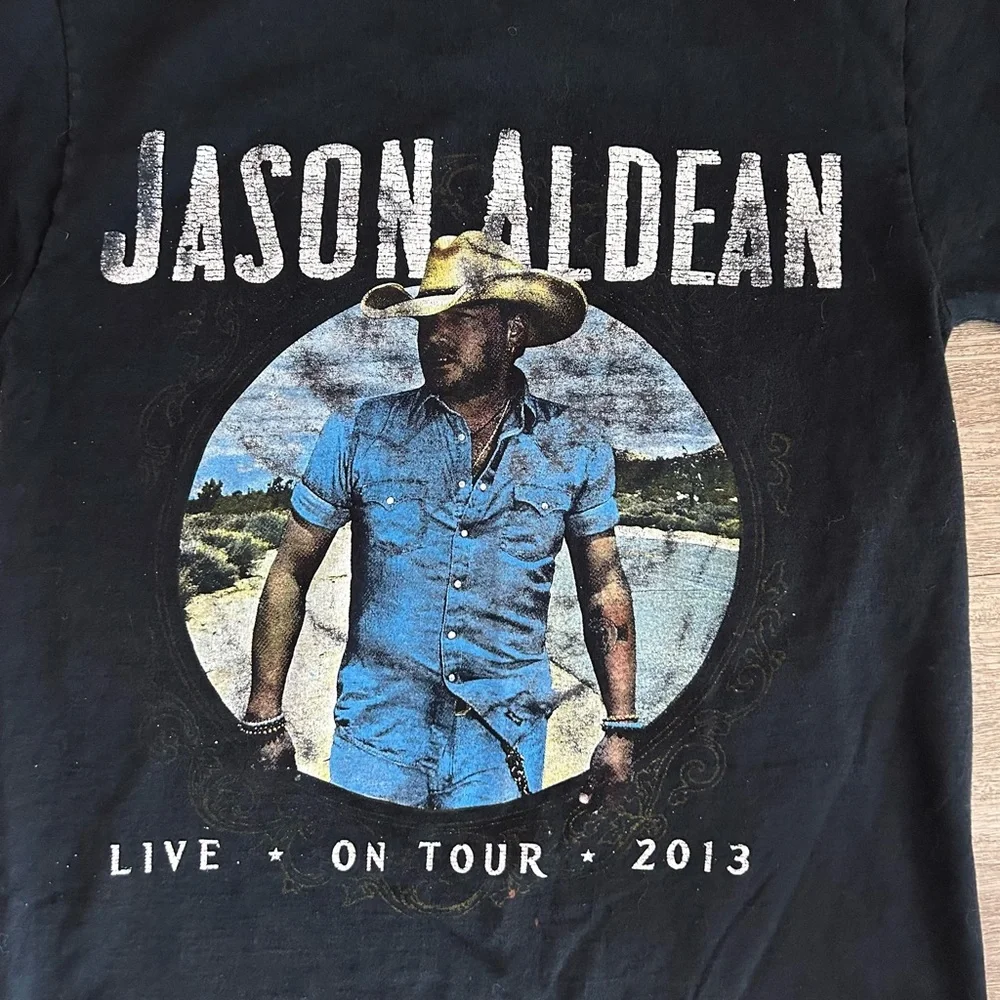 Jason Aldean 2013 Concert Tour T-shirt Size Medium - Picture 2 of 6